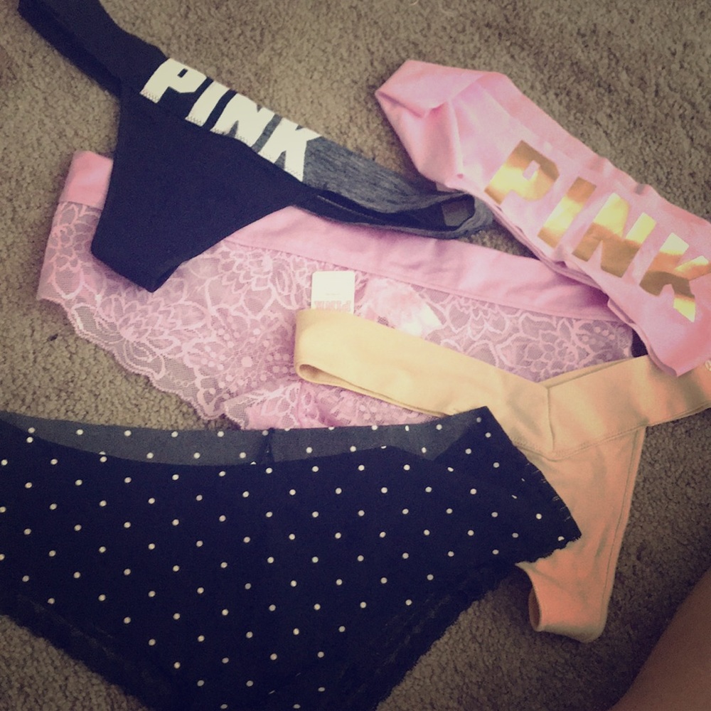 (5)pink panties good price
